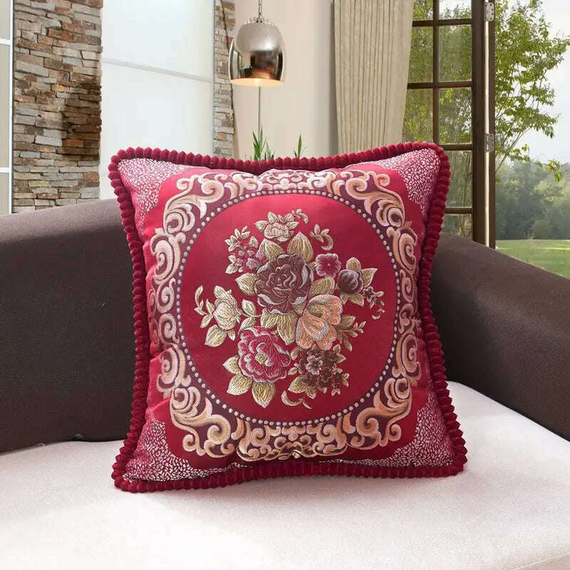 Classic Europe Style Pillowcase Cushion Cover Home Decorative Sofa Cushion Cover Chair Car Throw Pillow Case