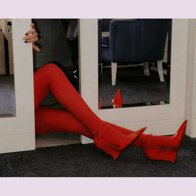 Lady Sexy Slope Heels Woman Ankle Strap Dress Wedding Shoes Party Sandalias De Mujer Luxury Sandals Women Designers