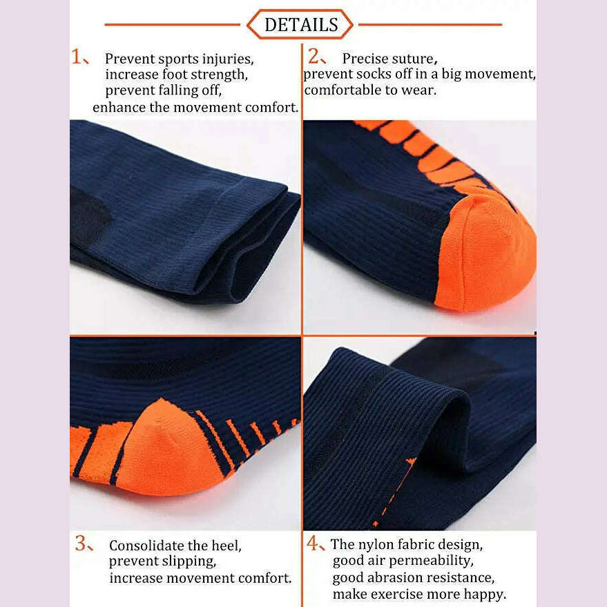 New Arrival Stockings Compression Golf Sport Socks Medical Nursing Stockings Prevent Varicose Veins Socks Fit For Rugby Socks