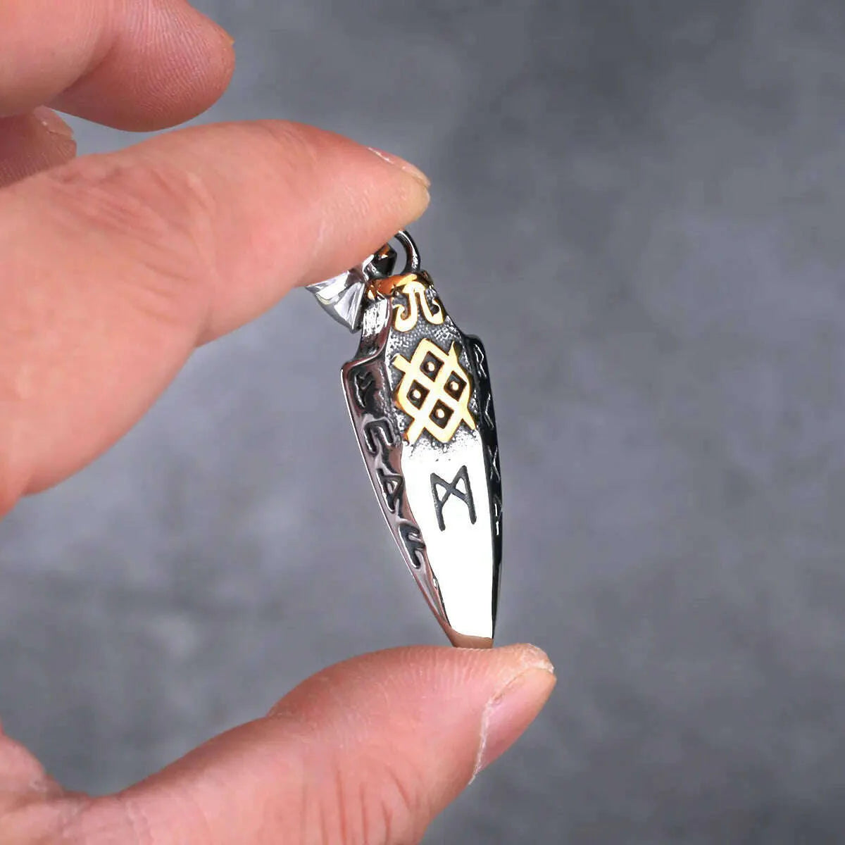 Nordic Viking Odin Spear Celtic Knot Pendant Necklace Men's Accessories Fashion Trend Boyfriend Birthday Gift Wholesale