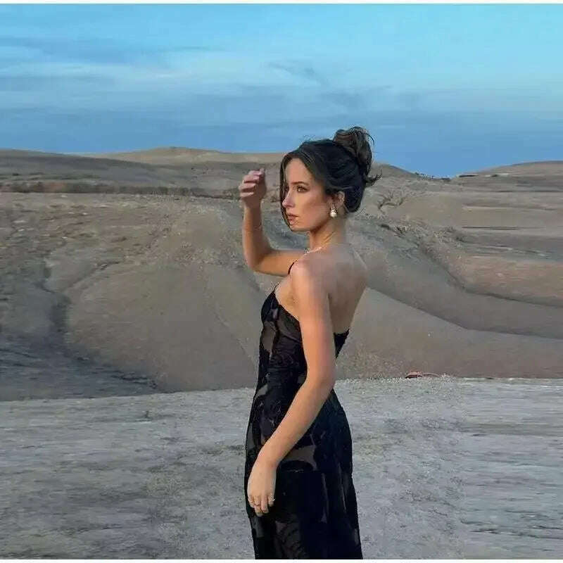 Oligai Birthday Dress for Women 2024 One Shoulder Elegant Dress Sexy Mesh Bodycon Dress Flower Wedding Guest Party Dresses