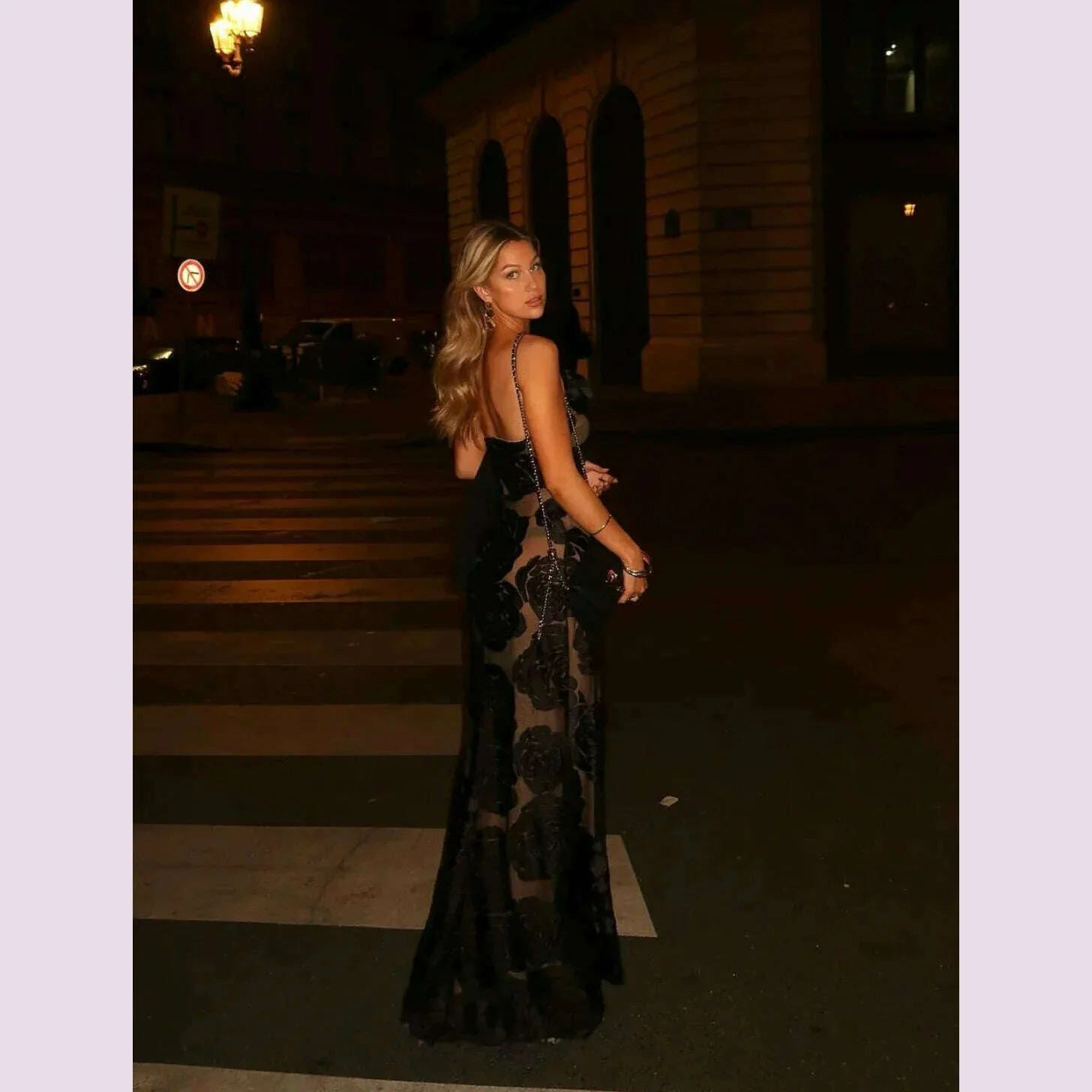 Oligai Birthday Dress for Women 2024 One Shoulder Elegant Dress Sexy Mesh Bodycon Dress Flower Wedding Guest Party Dresses