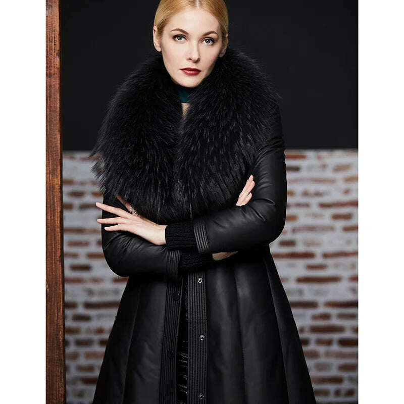 Real Raccoon Fur Collar Women Natural Fur Scarf Winter Large Size Warm Wraps Furry Fur Scarves for Coat Jackets Collars