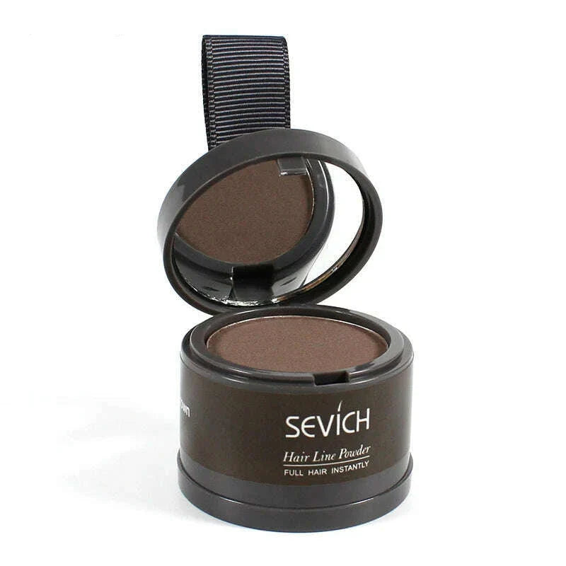 SEVICH Beard Hair Shadow Powder Beard Root Cover Up Concealer Fill In Thinning Instantly Modify Beard Fluffy Powder 13 Color 4g