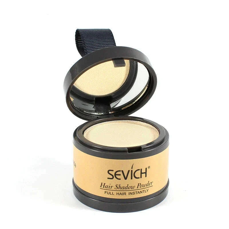 SEVICH Beard Hair Shadow Powder Beard Root Cover Up Concealer Fill In Thinning Instantly Modify Beard Fluffy Powder 13 Color 4g