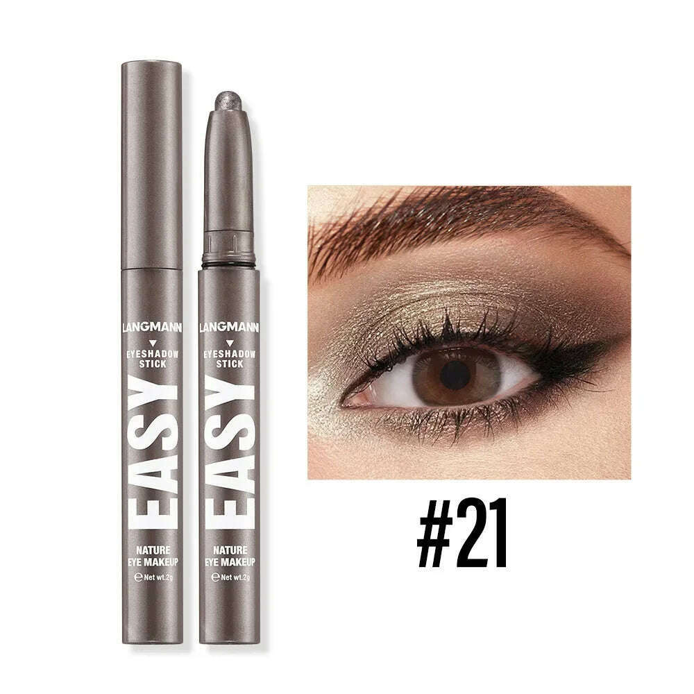 Smoke Rose Eyeshadow Pencil Glitter High-gloss Silkworm Liner Pen Highlighter Bronze Shimmer Matte Eye Shadow Stick Makeup