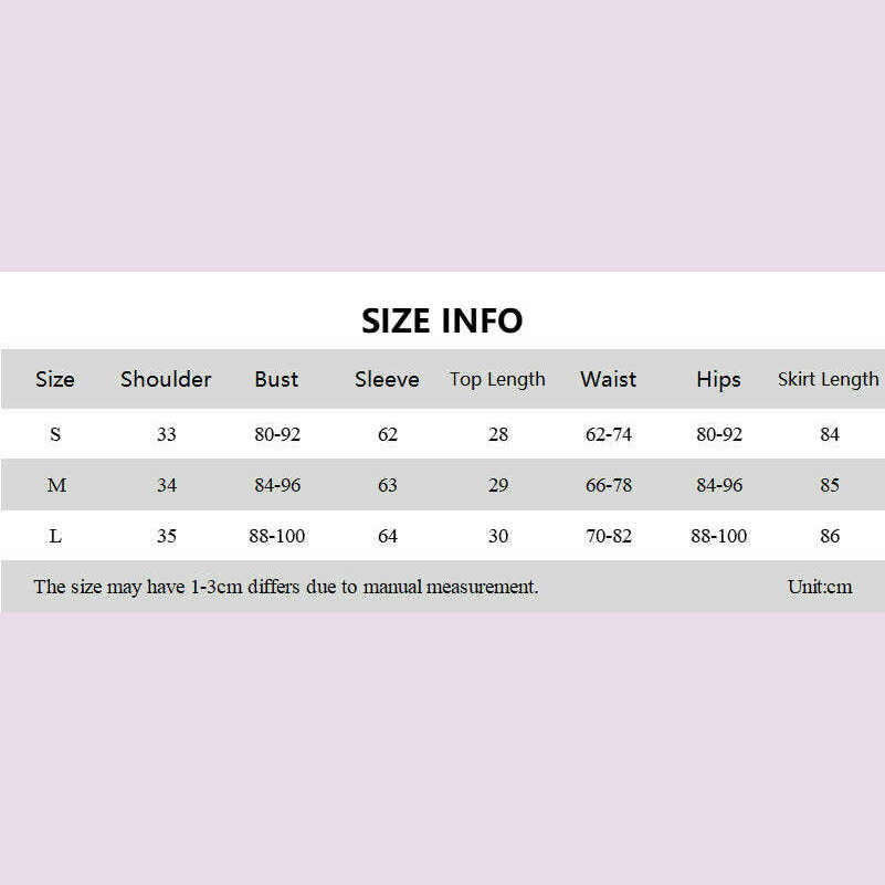 Y2K Ruched Long Sleeve Cropped Top and Skirt Co-ords Set Elegant Fashion Club Outfits Asymmetric Split Matching Sets