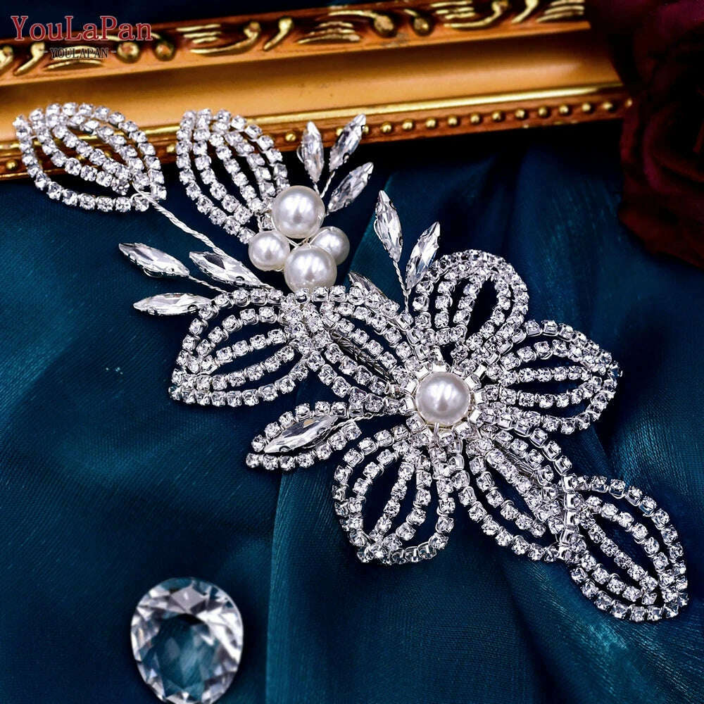 YouLaPan HP434 Bridal Headband Rhinestone Women Headwear Bride Crowns Tiaras Wedding Hair Accessories Pageant Party Headdress