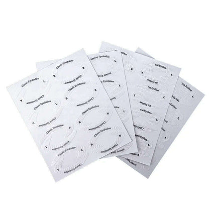 1 Box/bag Eyeliner Stencils Stickers Non-Woven Eye Liner Template Cards Eye Make Up Template Kits Eyeliner Shaping Tools 11*10cm