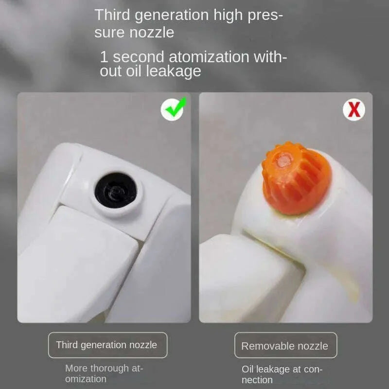 200/300/500 ML Oil Spray Pot Kitchen Household Edible Olive Oil Spray Bottle Atomized Misty Oil Tank Air Fryer Spray Bottle