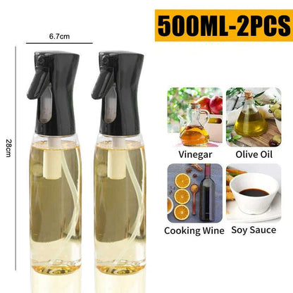 200/300/500 ML Oil Spray Pot Kitchen Household Edible Olive Oil Spray Bottle Atomized Misty Oil Tank Air Fryer Spray Bottle