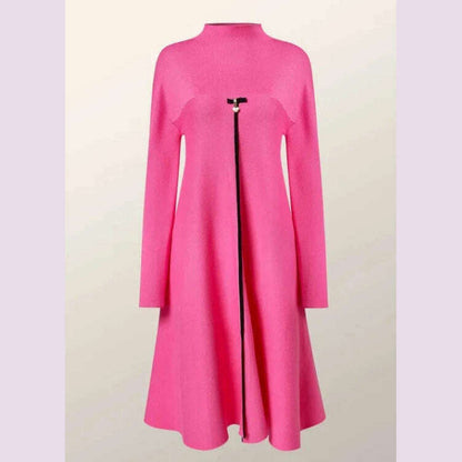 2023 Autumn Winter Spring New Fashion Casual Temperament Style Long Sleeved Round Neck Dress Dresses for Women Elegant