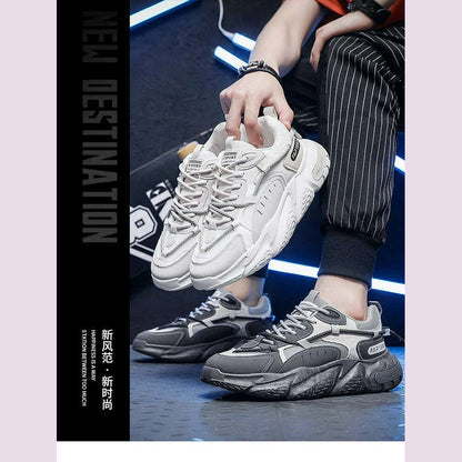 2023Men's Tennis Shoes New Casual Sports Shoes Spring and Autumn Men Breathable Wear-resistant Running Shoes кроссовки мужские