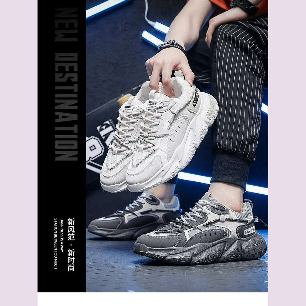 2023Men's Tennis Shoes New Casual Sports Shoes Spring and Autumn Men Breathable Wear-resistant Running Shoes кроссовки мужские