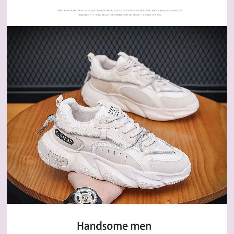 2023Men's Tennis Shoes New Casual Sports Shoes Spring and Autumn Men Breathable Wear-resistant Running Shoes кроссовки мужские