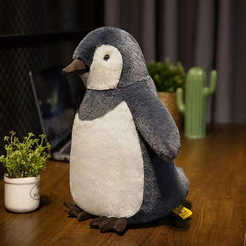 25/35cm Cute Penguin Plush Toys Lovely Soft Stuffed Cartoon Animals Dolls For Birthday Christmas Gift