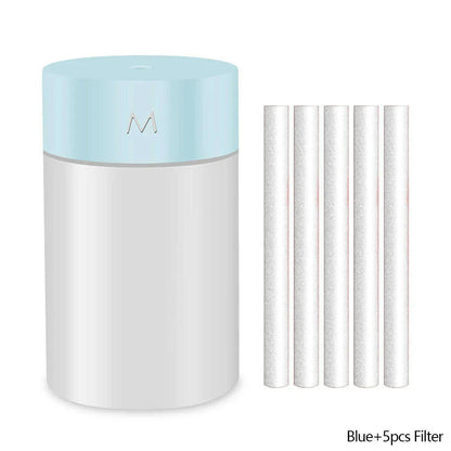 260ML Air Humidifier Ultrasonic Mini Aromatherapy Diffuser Portable Sprayer USB Essential Oil Atomizer LED Lamp for Home Car