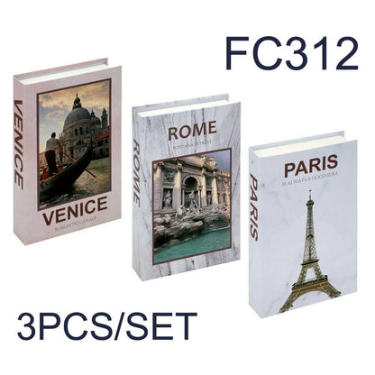 3Pcs/Set Fake Book for Decoration Simple Living Room Faux Books Villa Shelf Room Coffee Table Props Book Ornaments Home Decor