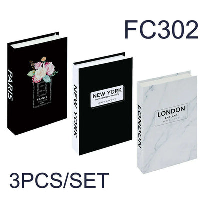 3Pcs/Set Fake Book for Decoration Simple Living Room Faux Books Villa Shelf Room Coffee Table Props Book Ornaments Home Decor