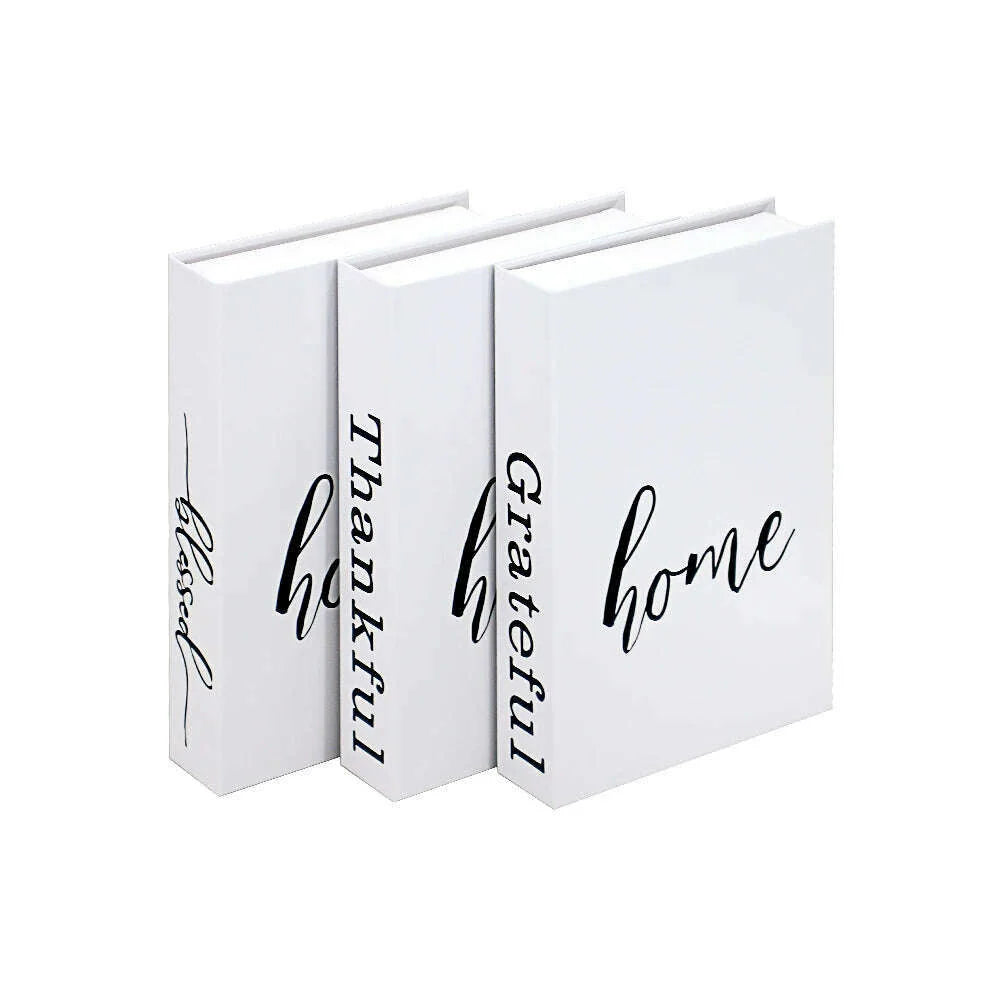 3Pcs/Set Fake Book for Decoration Simple Living Room Faux Books Villa Shelf Room Coffee Table Props Book Ornaments Home Decor