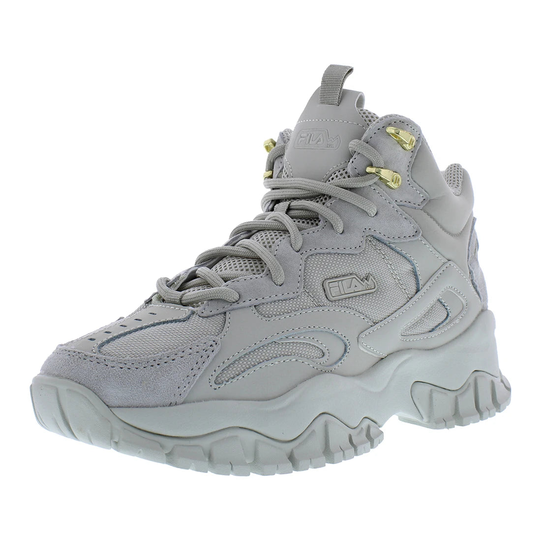 Fila Ray Tracer GS Girls Shoes Color: Grey/Gold 100% Authentic - Kimlud