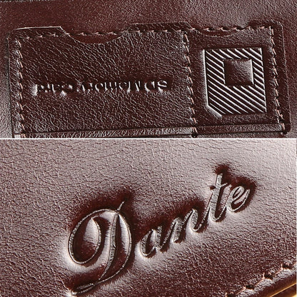 Dante Classic Retro Style Wallet 100% Genuine Leather Men Wallets Short Male Purse Card Holder Wallet Men Fashion High Quality