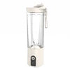 Wholesales Mini Blender 550ML USB Rechargeable Portable Juicer Small Home Appliances Kitchen Mixer Protein Powder Shake Bottle