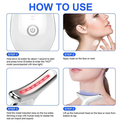 Face Lifting Beauty Massager Double Chin Anti Tightening Skin Care Tool Wrinkle Instrument
