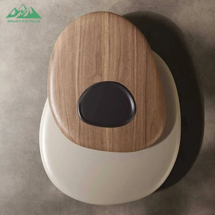 Wayon Modern Wabi Sabi Style Living Room Furniture Irregular Shape Nesting Coffee Table Set | Kimlud Office Premium Desk