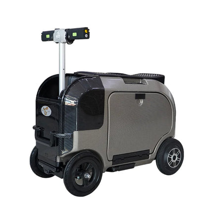 FENGJIU Electrical Luggage for Elderly People to Ride Safely Multi Functional Smart Luggage with Password Lock | Kimlud...