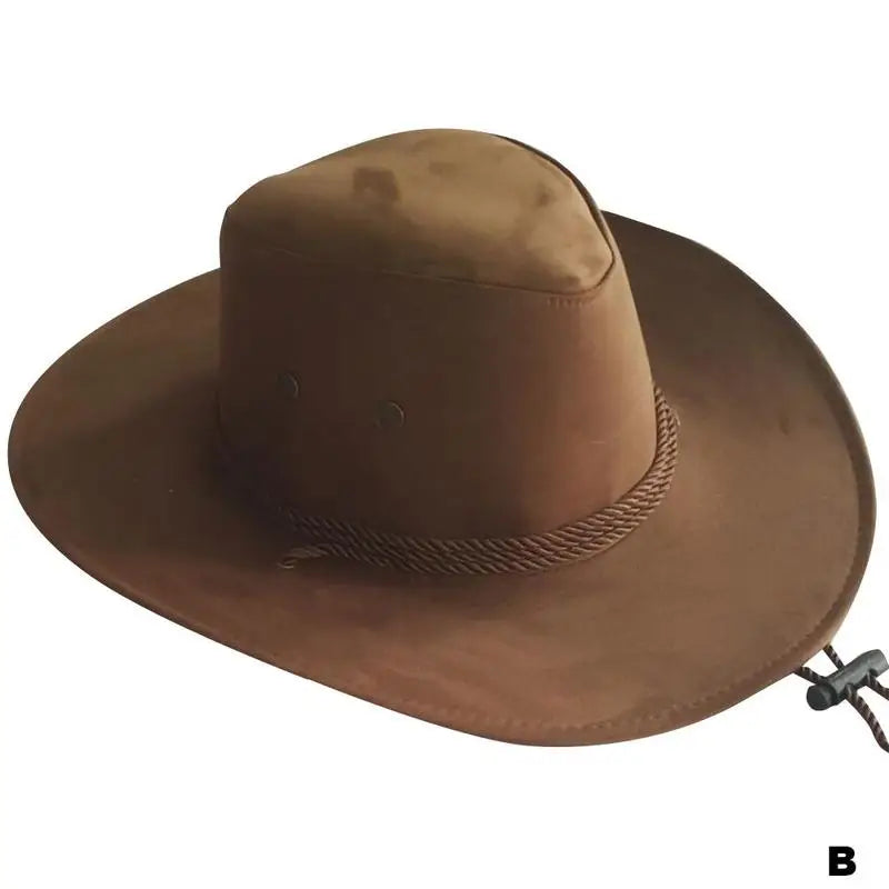 Color Men Western Cowboy Hat Big-edge Gentleman Cowgirl Jazz Gifts West Cowboy Hat For Men Color Mongolian Caps
