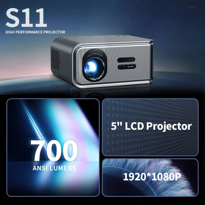 YDH-S11 2025 New Product Hot Sale 1080P Full HD LCD Digital TV Cinema Video Projector Outdoor Conference Smart Projector 4K - Kimlud
