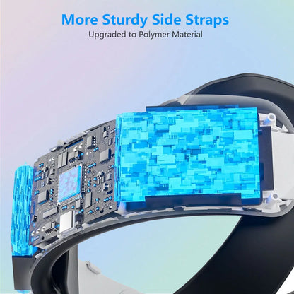 New Arrival Ultra-Long Life 12000 MAh Battery VR Head Strap for Meta for  3/3s Elite Game Accessory