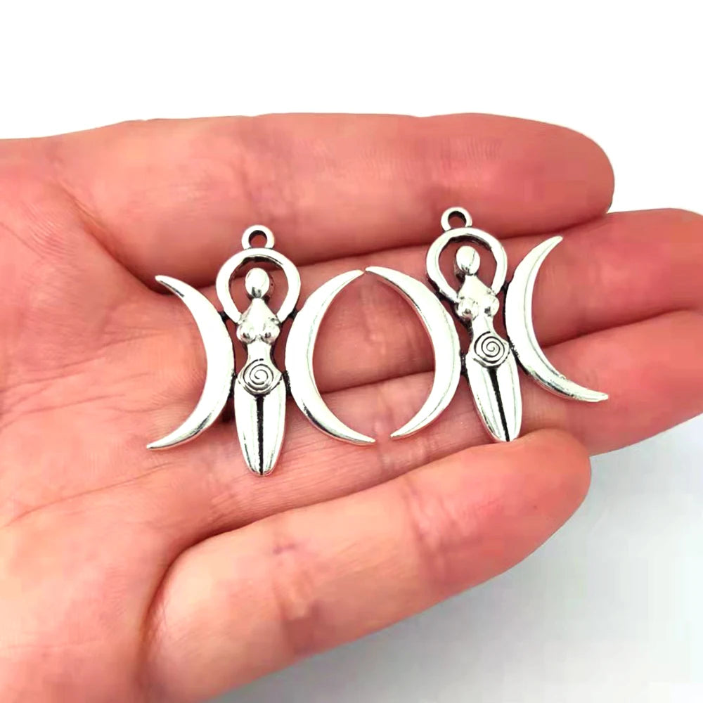 5pcsCute Yoga Fertility Goddess pendant charm Lover Pendant Fashion Hot Charms Gift For Women Men Accessories