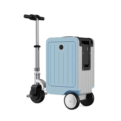 FENGJIU Adult and Children's Skateboard Luggage with Strong Load-bearing Capacity Rechargeable Electric Luggage...