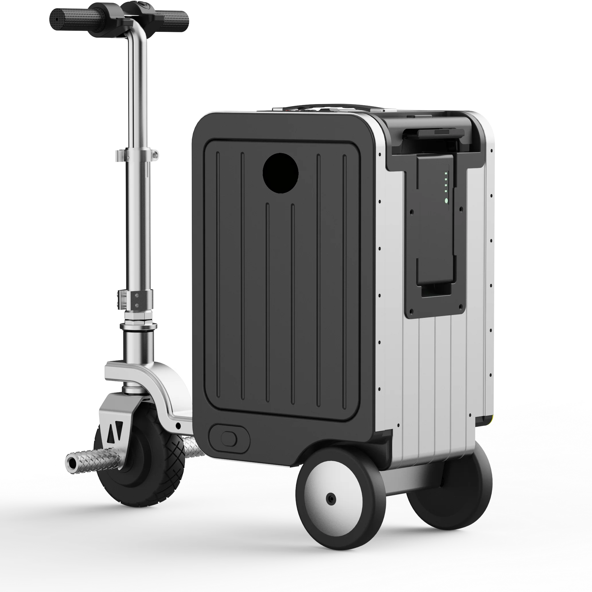 FENGJIU Adult and Children's Skateboard Luggage with Strong Load-bearing Capacity Rechargeable Electric Luggage...