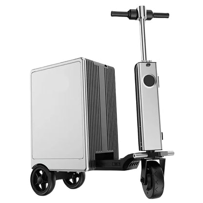FENGJIU Luggage Electric Scooter USB Charging Bluetooth Electric Luggage Riding Scooter Suitcase Board the Plane Travel...