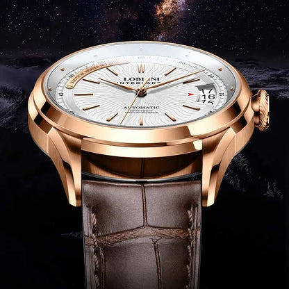 Men's Watch Luxury Brand 50MM Waterproof Automatic Mechanical Watches Mens Wristwatch Business Fashion Male Clock High Quality