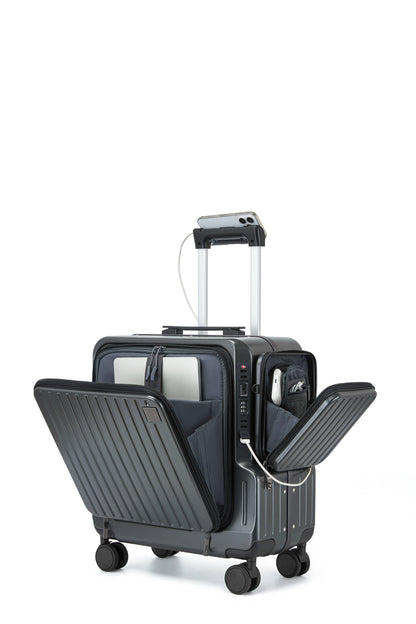 Trending Products 2025 New Arrivals 18inch Fashion Business Trolley Luggage Case Designer Travel Spinner Wheels Carry-On...