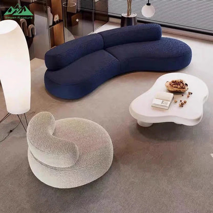 Modern Small Volume High Density Foam Floor Sofa Compressed for Studio Home Furniture | Kimlud Luxury Sofa