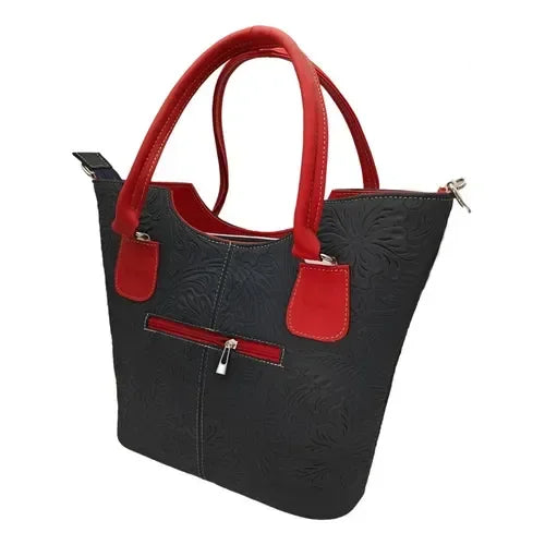 Fana Wendy Multicolor Cowhide Tote Handbag Stylish Chiseled Animal Print Diamond Chain Decor Single Strap PU Lining for Parties