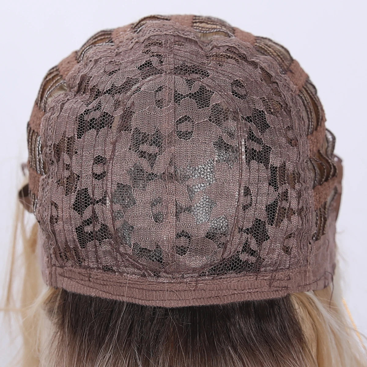 20 Inch Ombre Gold Straight Bangs Best-selling Synthetic Wigs High Quality Ladies Hair Wigs Vendor Costume Wig for Women SM242