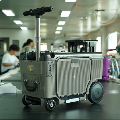 FENGJIU Hot Sell Top Sale We Are Manufacturer Smart Riding Luggage Electronic Suitcase Scooter | Kimlud Luxury Shirt