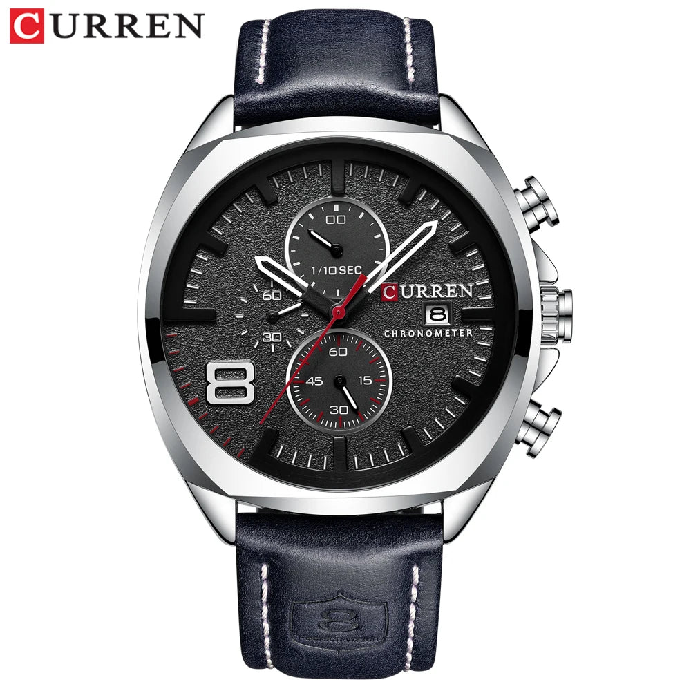 New Men Watches Top Brand Luxury CURREN Military Quartz Watch Men's Sport Wristwatch Relogio Masculino Waterproof