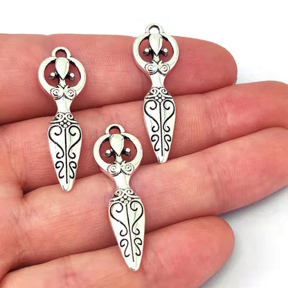 5pcsCute Yoga Fertility Goddess pendant charm Lover Pendant Fashion Hot Charms Gift For Women Men Accessories