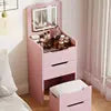 Wholesale Modern Dressing Table Bedroom Furniture White Color Makeup Vanity Makeup Table Vanities With Mirror | Kimlud...