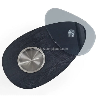 Modern Minimalist Luxury Marble Coffee Table for Home Oval Living Room Furniture Stone Material for Home Use - Kimlud