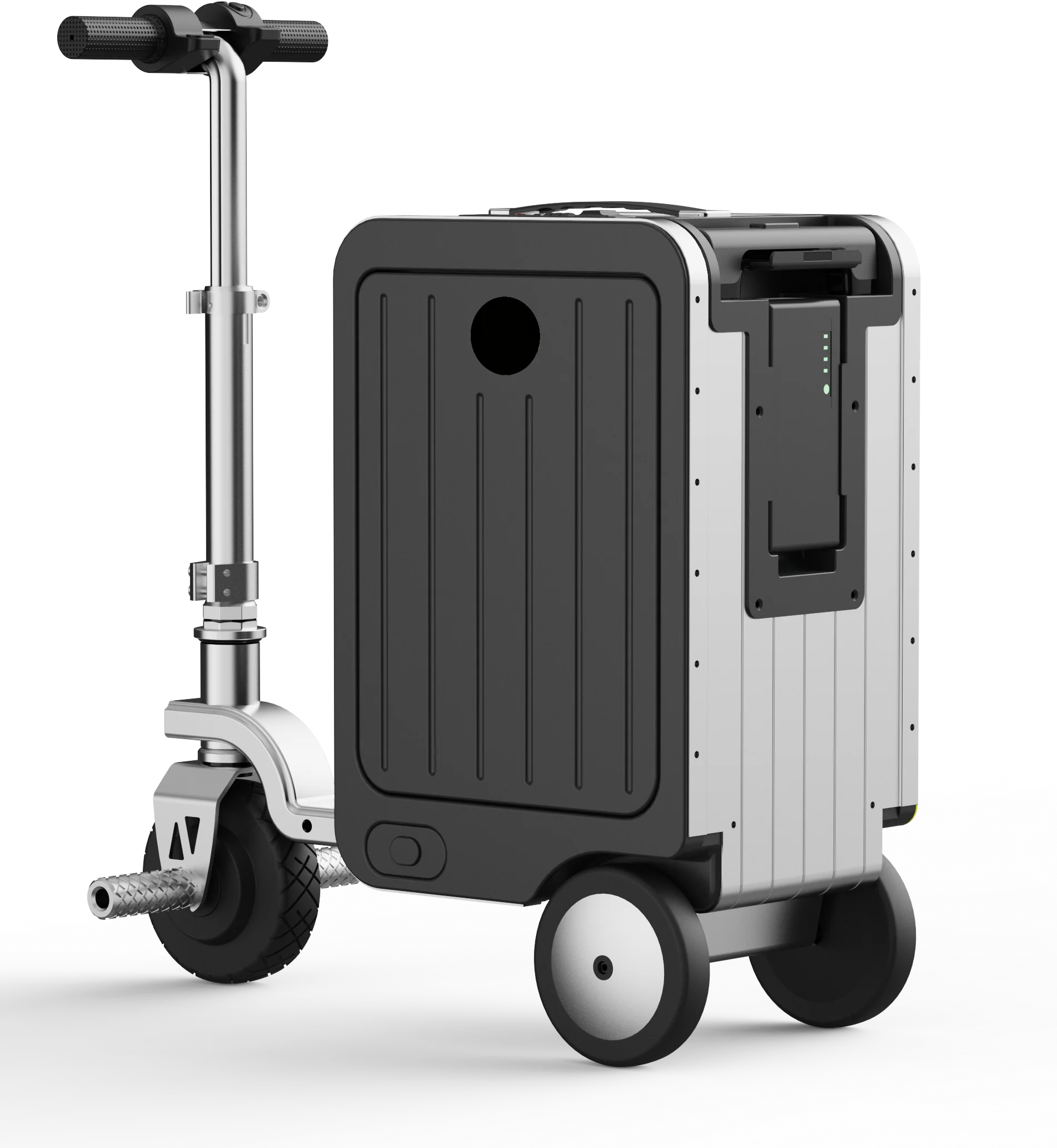 FENGJIU Adult and Children's Skateboard Luggage with Strong Load-bearing Capacity Rechargeable Electric Luggage...