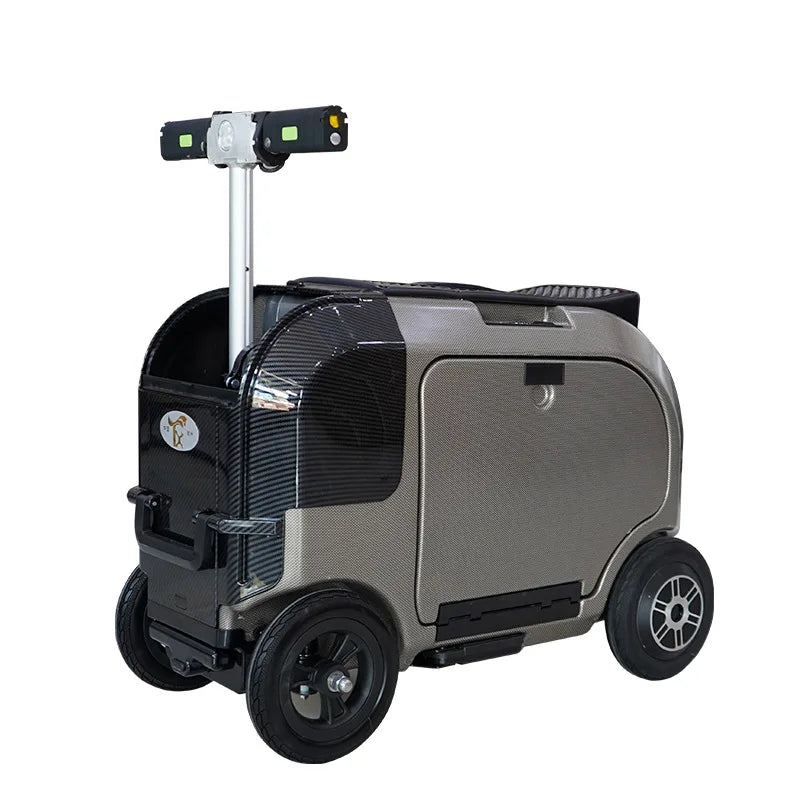 FENGJIU Multi Color Optional Smart Luggage with Password Lock Electric Luggage That Elderly People Can Ride on | Kimlud...