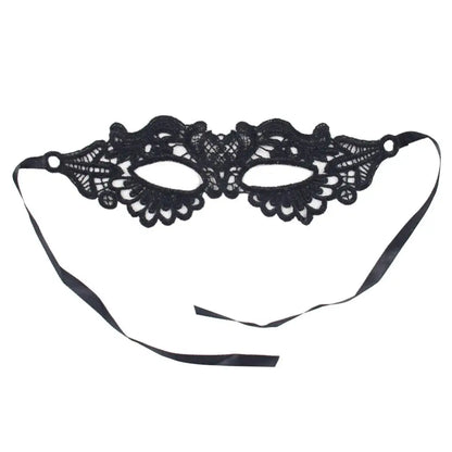 Black Party Mask for Women Hollow Lace Masquerade Blindfold Face Masks Princess Prom Party Props Costume Graduation